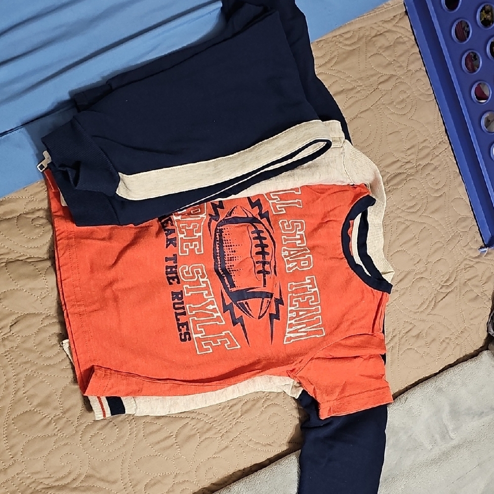 Orange and Navy All-Star Team Shirt